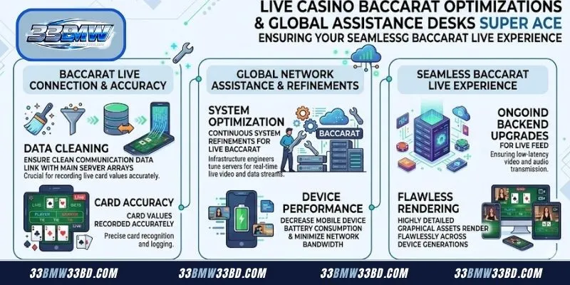 Digital control rooms tracking active Baccarat LIVE streams for network efficiency